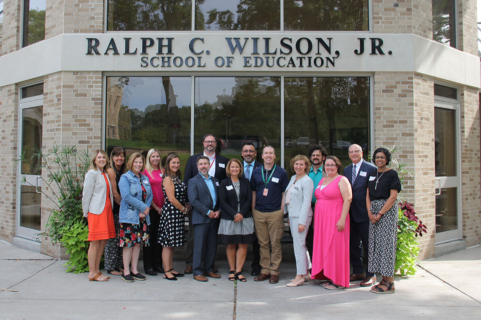 Educators and administrators from Fisher, FLCC, and area schools met in August to collaborate on the new Noyce INSPIRE Scholarship program.