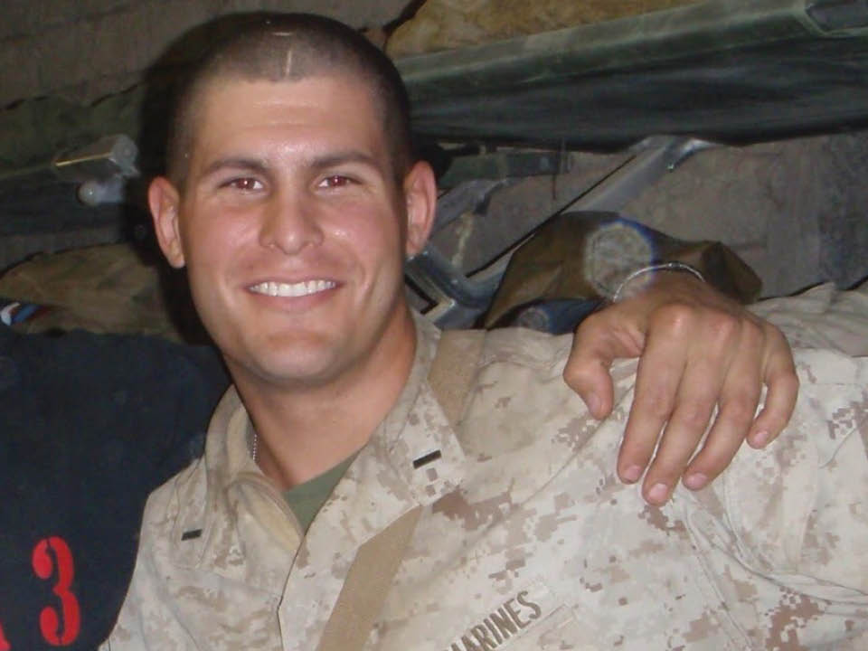 Matt DiGiambattista in camouflage uniform