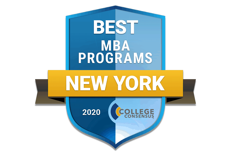 Seal: Best MBA Programs in New York 2020 - College Consensus