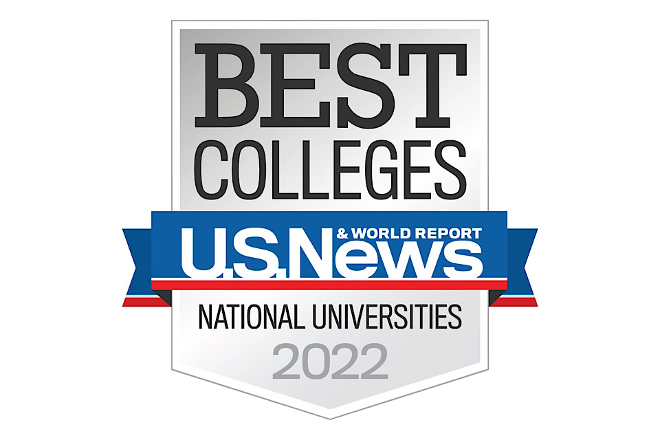Seal: U.S. News & Wolrd Report Best Colleges National Universities 2022