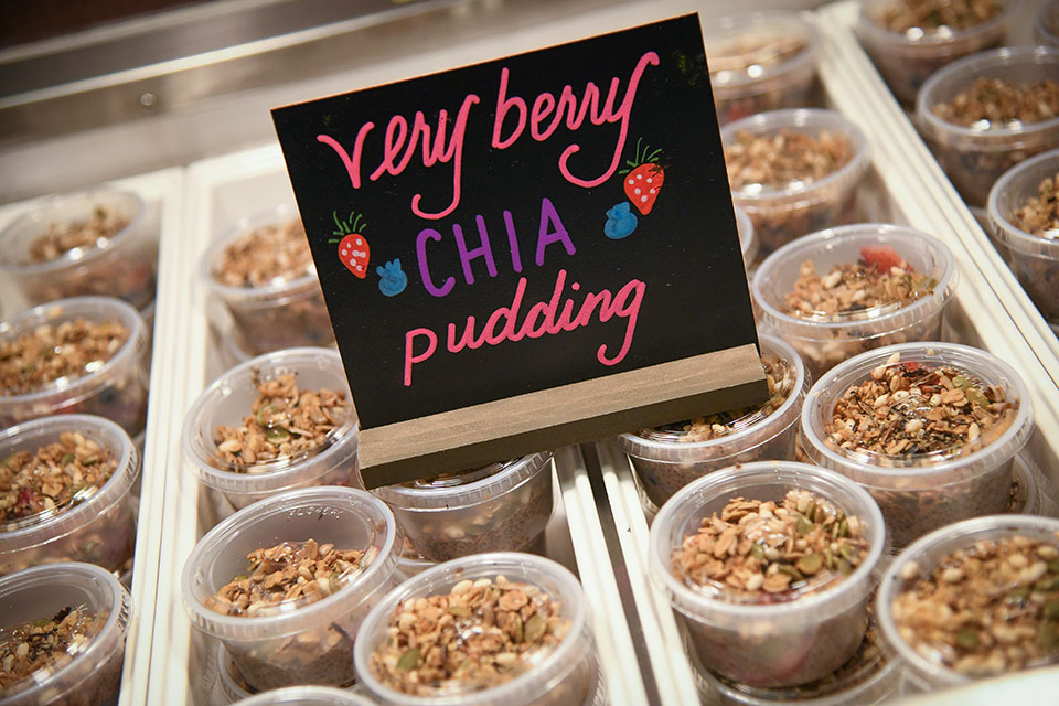 Chai pudding from Fisher Dining Services.