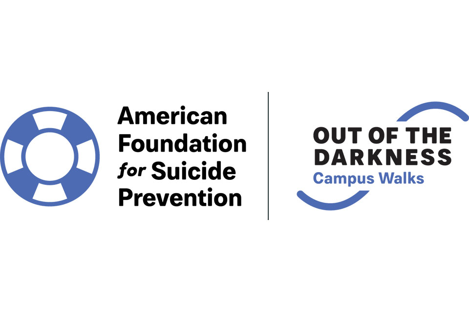 American Foundation for Suicide Prevention Out of the Darkness Campus Walk Logo