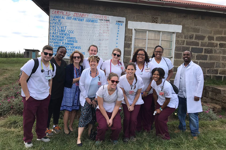 Nursing students and professors traveled to Kenya for a clincal preceptorship.