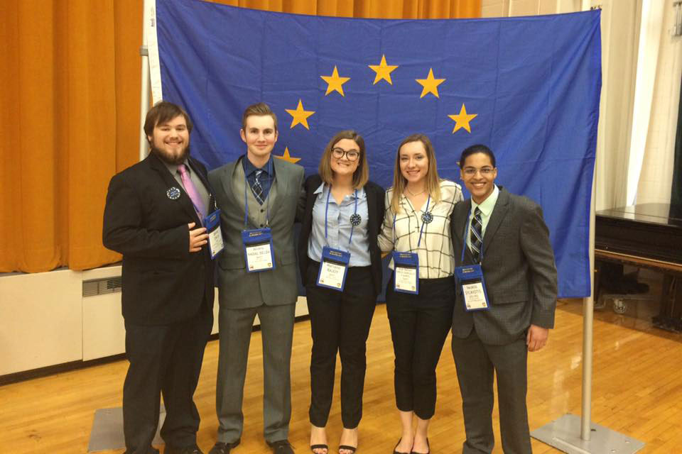 Fisher students participated in the 2017 EuroSim.