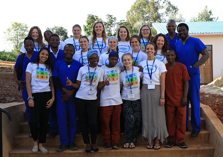 Fisher nurses traveled to Tanzania through Global Volunteers.