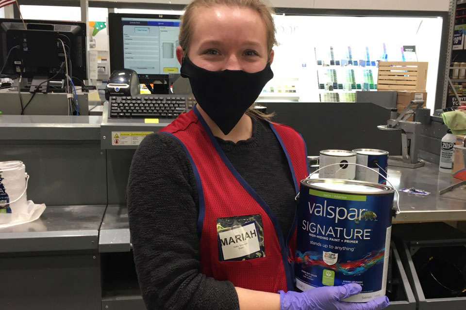 Just over a week ago, Mariah Doig began working at Lowe’s in her hometown of Durhamville, New York.