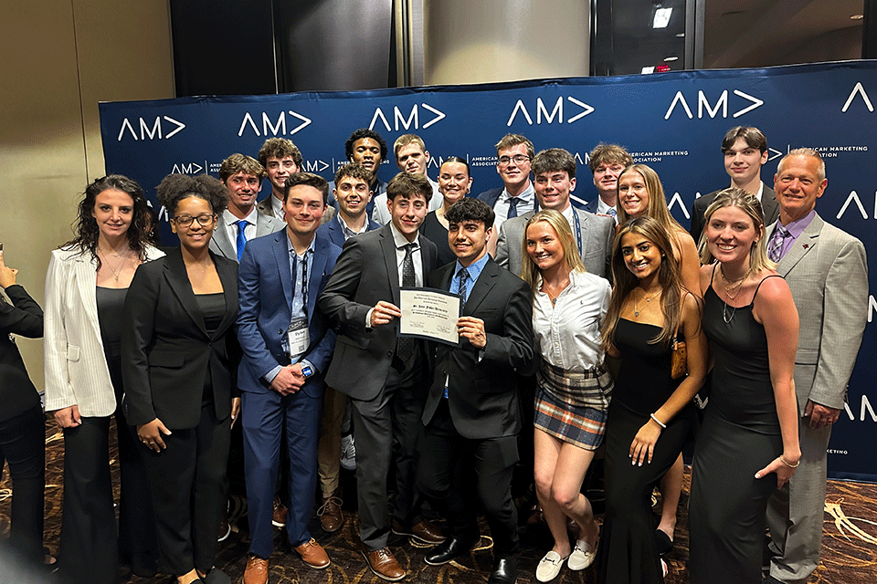Fisher students at the 2024 AMA conference in New Orleans.