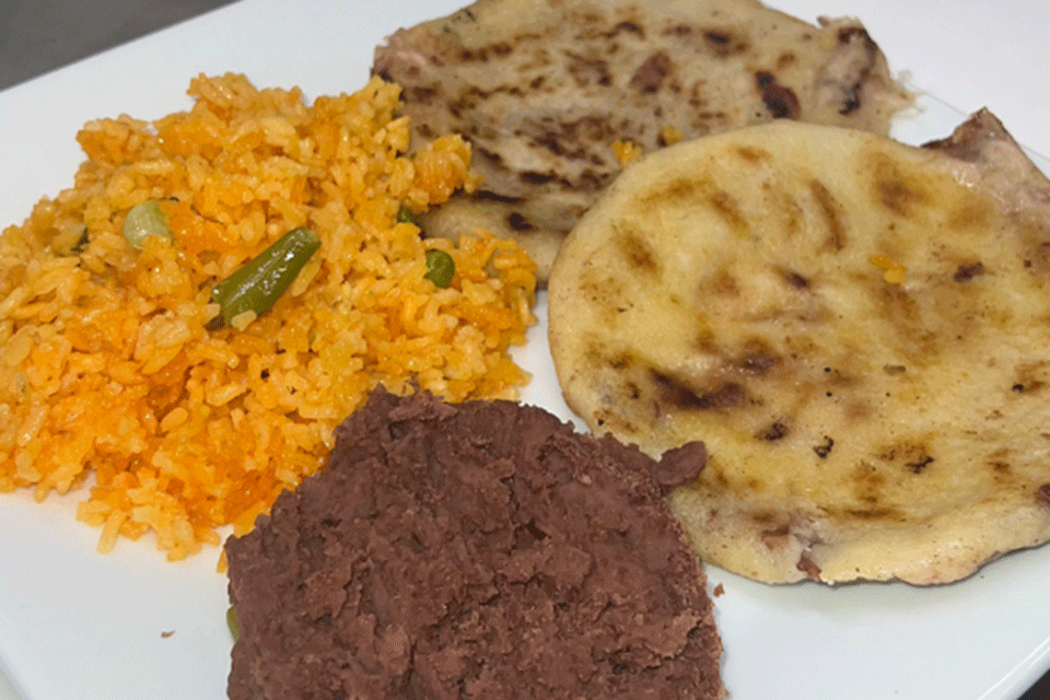 A sampling of the food available at La Salvi.