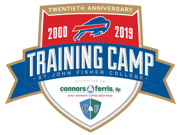 Buffalo Bills Training Camp, presented by Connors & Ferris, celebrates 20 years at Fisher in 2019.