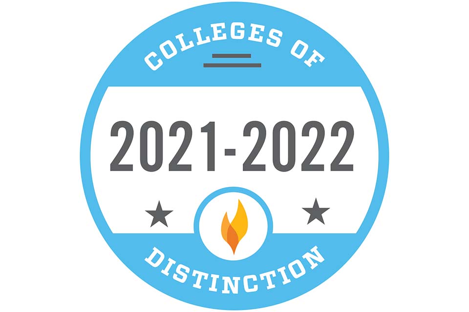 2021-2022 Colleges of Distinction Seal
